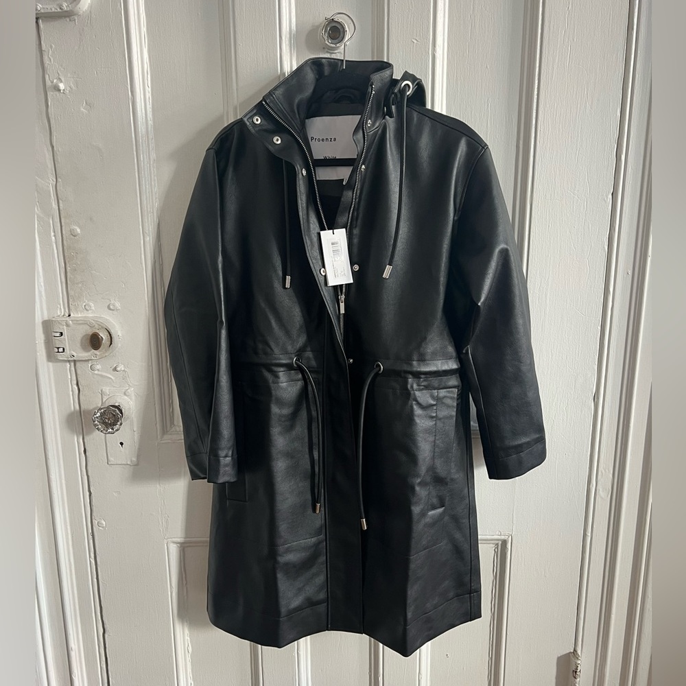 Proenza Schouler White Label Fwix Leather Parka NEW with tags